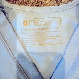 Baby blue Figs scrubs, worn once.